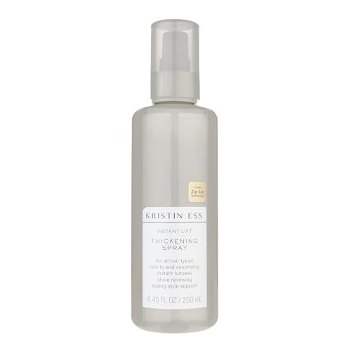 Kristin Ess Hair Instant Lift Thickening Spray for Volume + Fullness on Fine Hair, Shine Renewing, Style Support, Sulfate and Paraben Free, 8.45 fl. Beauty & Personal Care Kristin Ess