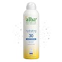 Alba Botanica Hydrating Sunscreen Spray, SPF 30 Broad Spectrum Protection, Instantly Moisturizing, Water Resistant (80 minutes), Hypoallergenic Beauty & Personal Care Alba Botanica