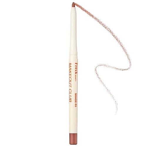 Freck Beauty MAKEOUT CLUB Nude Muse Lip Liner, Non Drying, Smooth Highly Pigmented Retractable Liner, Infused with Jojoba and Hyaluronic Acid, 03 Beauty & Personal Care Freck Beauty