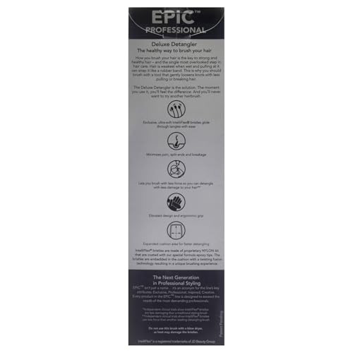 Epic Professional Detangler, 0.25 Pound Beauty & Personal Care Wet Brush