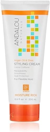Andalou Naturals Styling Cream Ounces, Argan Oil & Shea, 6.8 Fl Oz Beauty & Personal Care Andalou Naturals