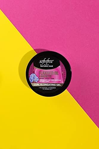 Sofn'Free Curl Elongating Gel with Flaxseed Oil & Rosewater - Curl Elongator for Natural Coils and Waves - Moisturizing Hair and Scalp Treatment, 11 Beauty & Personal Care SOF N' FREE
