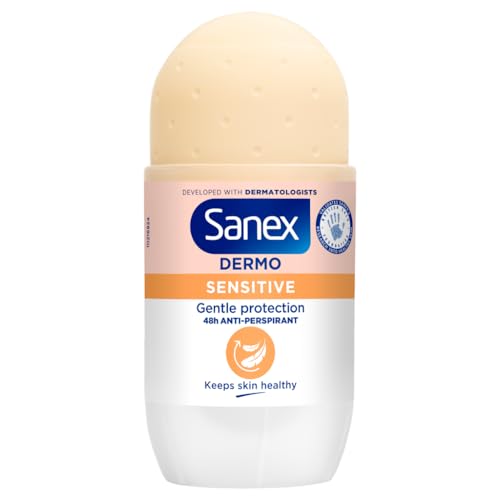 Sanex 50ml Dermo Sensitive Extra Cool Roll On Deodorant Beauty and Personal Care Sanex