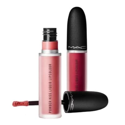 MAC Kiss It Twice Powder Kiss Liquid Duo: Best-Sellers Beauty & Personal Care MAC