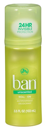 Ban Deodorant 3.5 Ounce Roll-On Unscented (103ml) (6 Pack) Beauty and Personal Care Ban