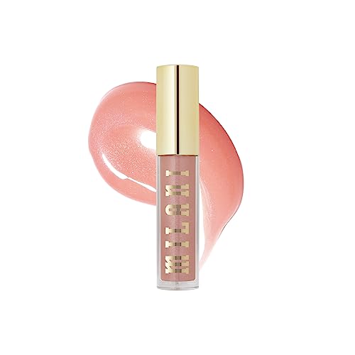 Milani Lip Gloss, Keep It Full Nourishing Lip Plumper with Hyaluronic Acid & Peptides for Soft, Fuller-Looking Lips (0.13 Fl. Oz.) Prismatic Peach Beauty & Personal Care Milani