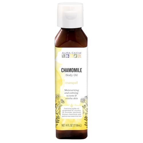 Aura Cacia Body Oil, Tranquil Chamomile, 4 Fluid Ounce Beauty & Personal Care Aura Cacia
