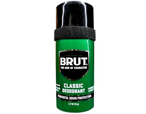 Classic Round Stick Deodorant 2.7 Ounces Pack of 18 by Brut Beauty and Personal Care Brut