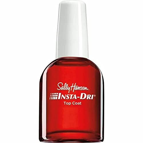 Sally Hansen Insta-Dri®, Clear Top Coat, Quick Dry, Long Lasting, Streak-Free Shine, Clear Nail Polish Beauty & Personal Care Sally Hansen