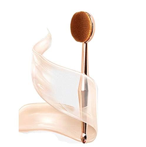 DNHCLL Oval Makeup Brush Set Upgraded Fast Flawless Application Toothbrush Foundation Concealer Blusher Liquid Cream Powder Cosmetic Blending Tools Beauty & Personal Care DNHCLL