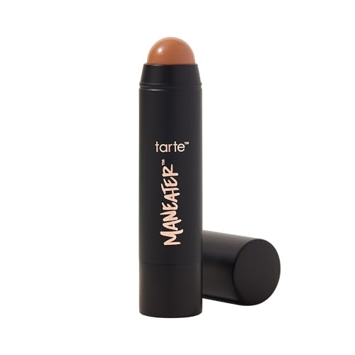 tarte maneater silk stick bronzer - Buildable Lightweight Cream Bronzer, Natural Matte Finish, Vegan & Cruelty-Free, full size, sundown Beauty & Personal Care tarte