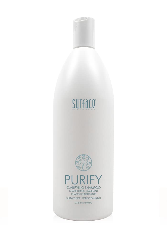 SURFACE Hair - Purify Clarifying Cleansing Shampoo - Clarify, Deep Cleanse, Sulfate Free - 32 fl oz Beauty & Personal Care SURFACE
