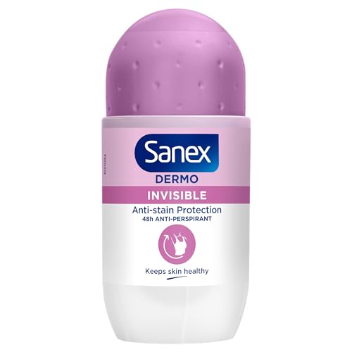 Sanex Dermo Invisible Roll On Anti-Perspirant Deodorant 50ml by Sanex Beauty and Personal Care Sanex