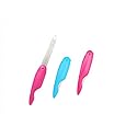Sinen 3pcs Metal Folding Nail File Stainless Steel Fold Cuticle Professional Double Sided Files Nails Tool Set for Men and Woman(Random Color) Beauty & Personal Care Sinen