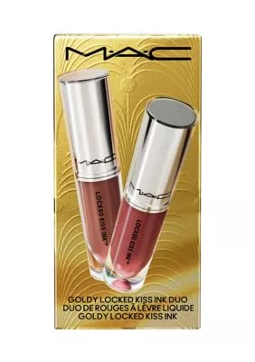 MAC Goldy Locked Kiss Ink Duo, 2 Piece Set Beauty & Personal Care MAC