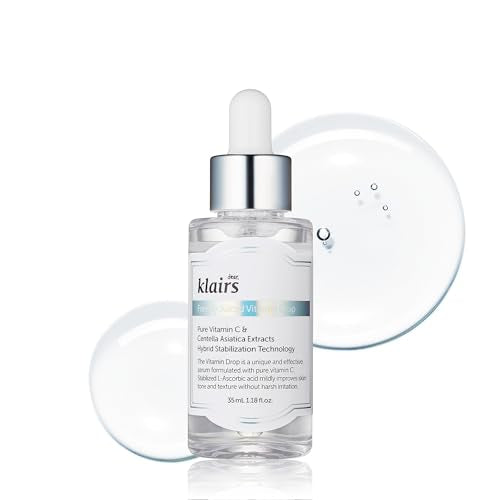DearKlairs Vitamin C Serum - Korean Brightening Daily Serum with 5% Pure Vitamin C, EGF Peptides & Niacinamide, for Even Skin Tone, Dark Spot Care Beauty & Personal Care DearKlairs