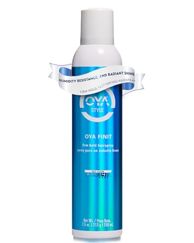 OYA FINIT Quick Drying Extra Hold Hairspray - Strong Aerosol Hair Spray for Women and Men - Volumizing Anti-Frizz Styling Hold for All Hair Types Beauty & Personal Care OYA