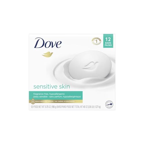Dove Beauty Bar Sensitive Skin 3.17 oz, 3 Bar (Pack of 4) Beauty & Personal Care Dove