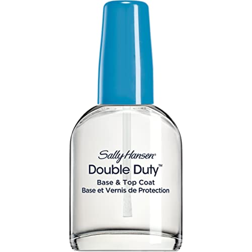 Sally Hansen Double Duty™, Base and Top Coat, Quick Dry, Long Lasting, Streak-Free Shine, Clear Nail Polish Beauty & Personal Care Sally Hansen