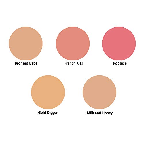 KAB Cosmetics - Pressed Powder - Ultra-Fine Pigment Shimmer Highlight Makeup in Hand-Picked Tones for All Skin Types - Cruelty-Free Face Highlighter