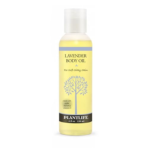 Plantlife Lavender Body Oil - Moisturizing Natural Body Oil for All Skin Types - Nourishing Dry Skin and Making It Feel Soft and Silky for Women & Men Beauty and Personal Care Plantlife