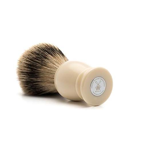 MÜHLE CLASSIC Silvertip Badger Shaving Brush for Men, Polished Resin Grip Beauty and Personal Care MÜHLE