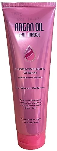 Argan Oil from Morocco Hydrating Curl Cream with Keratin Protein, 13 fl.oz. (384 ml) Beauty & Personal Care Argan Cosmetics