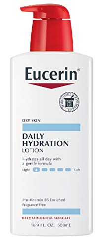 Eucerin Daily Hydration Lotion - Light-Weight Full Body Lotion for Dry Skin - 16.9 fl. oz. Pump Bottle Beauty & Personal Care Eucerin