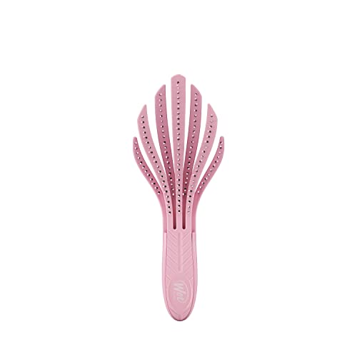 Wet Brush Go Green Curl Detangler Hair Brush, Pale Pink, Ultra-Soft IntelliFlex Detangling Bristles Glide Through Tangles with Ease, Great For Curls Beauty & Personal Care Wet Brush