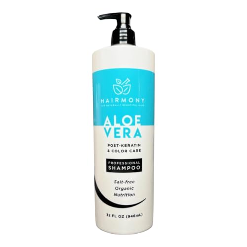 Hairmony Professional Post-Keratin & Color Care Kit, Aloe Vera Shampoo 32 fl.oz. + Collagen & Vitamins Conditioner 32 fl.oz Beauty & Personal Care Hairmony