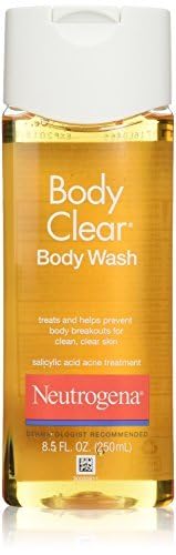Neutrogena Body Clear Acne Body Wash with Glycerin & Salicylic Acid Acne Medicine for Acne-Prone Skin, Non-Comedogenic, 8.5 fl. oz (Pack of 2) Beauty & Personal Care Neutrogena