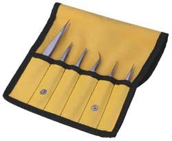 Titanium Tweezers Set, 6 Pc Beauty and Personal Care Aven