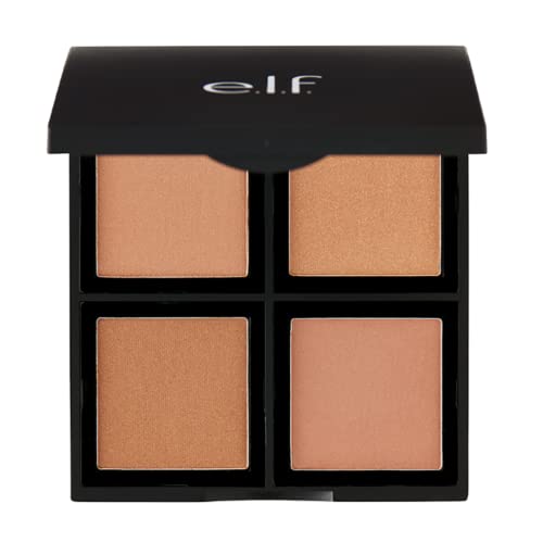 e.l.f. Bronzer Palette, 83319 Bronzed Beauty, 0.43 ounce Beauty & Personal Care e.l.f.