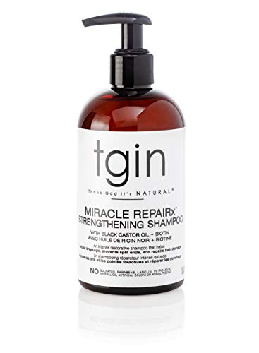 tgin Strengthening Shampoo - Hair Growth Shampoo for Curly & Wavy Hair