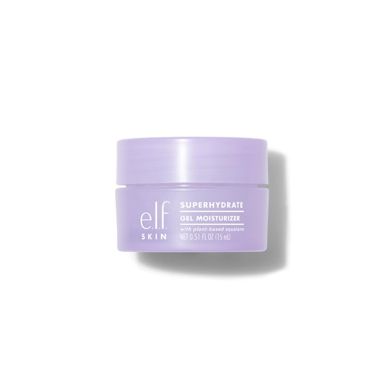e.l.f. cosmetics Mini SuperHydratee Moisturiser, Fast-Absorbing, Non-Greasy, Gel Formula, Hydrates, Tones, Clarifies, Protects, Infused with Vitamin Beauty & Personal Care e.l.f. cosmetics