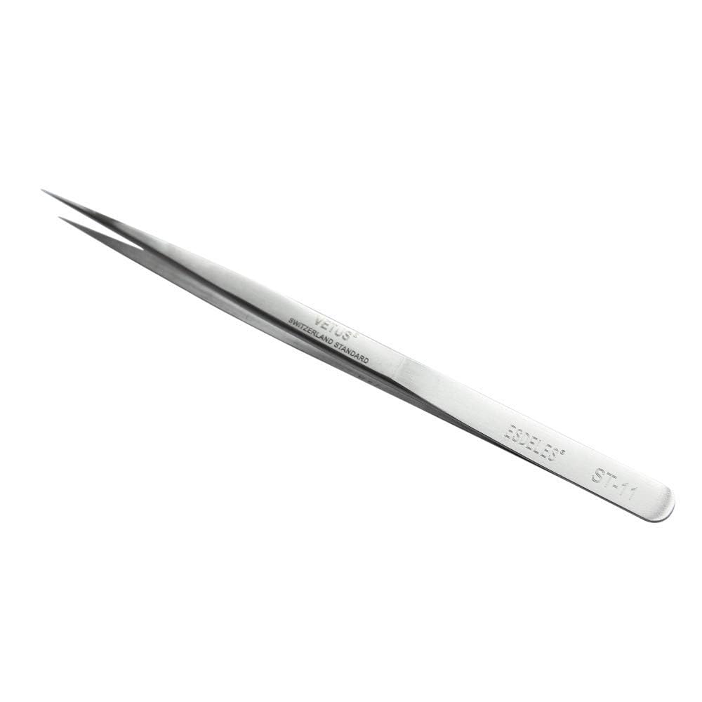 Vetus Tweezer Non-magnetic Stainless Steel Pointed Tip ST-11 Beauty & Personal Care Vetus