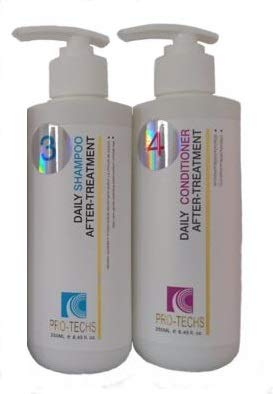 GS Keratin Daily Shampoo & Daily Conditioner (250ml / 8.45oz) Without Salt or Sulfate to maintain and extend the effects of of any hair treatment Beauty & Personal Care GS GEMS STYLE