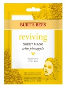 Burt's Bees Reviving Pineapple Sheet Mask Beauty & Personal Care Burt's Bees