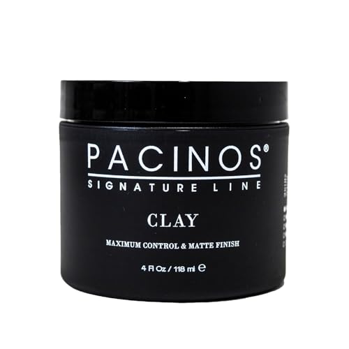 Pacinos Signature Line Clay Hair Paste - Long Lasting Styling Wax with Firm Hold for All Hair Styles 4 Oz Beauty & Personal Care Pacinos