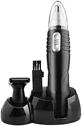 LEONYS Ear and Nose Hair Trimmer Clipper, Portable Painless Eyebrow & Facial Hair Trimmer for Men Women, Battery-Operated Trimmer (Black) Beauty and Personal Care LEONYS