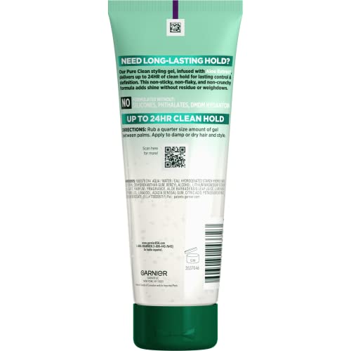 Garnier Fructis Style Pure Clean Styling Gel 6.8 Fl Oz, 1 Count, (Packaging May Vary) Beauty & Personal Care Garnier