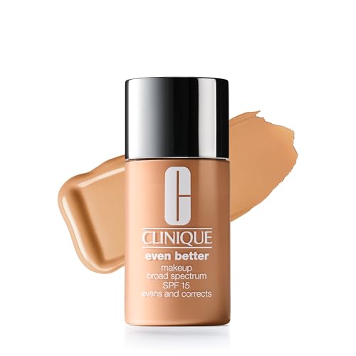Clinique Even Better Makeup Liquid Foundation SPF 15 With Vitamin C For Dry + Oily Combination Skin Types | Medium Coverage + Natural Finish | Evens Beauty & Personal Care Clinique