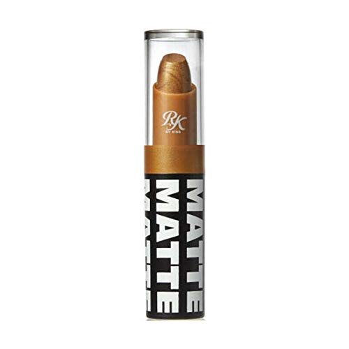 Ruby Kisses Lipstick, Matte Finish, Long-Lasting, Highly Pigmented, Smooth Apply, Full Coverage Lip Color Makeup (Gold) Beauty & Personal Care Ruby Kisses