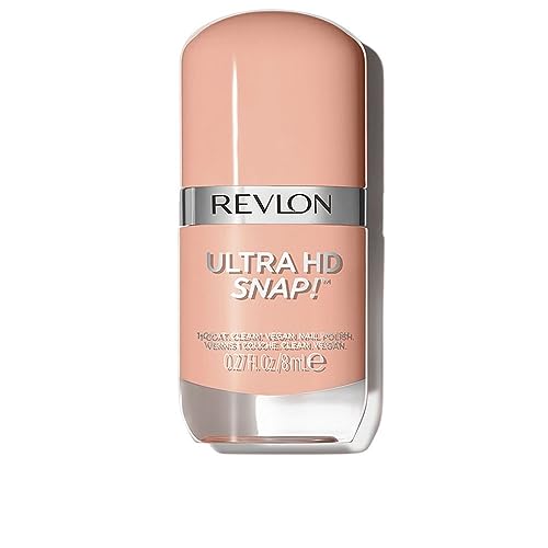 REVLON Ultra HD Snap Nail Color, Natural Rich Glossy Polish, 100% Vegan Formula, No Base or Top Coat Needed, 018 Keep Cool, 0.27 fl oz Beauty & Personal Care REVLON