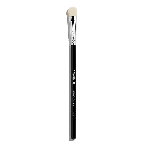 Sigma Beauty Professional E28 Detail Buffer Brush - Professional Eyeshadow Brush for Seamless Cream or Liquid Eyeshadow Blending, Packing on Metallic Beauty & Personal Care Sigma Beauty