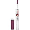 Maybelline SuperStay 24, 2-Step Liquid Lipstick, Extreme Aubergine Beauty & Personal Care MAYBELLINE