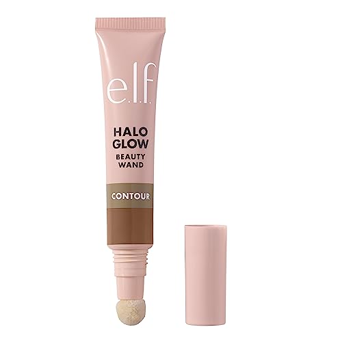 e.l.f. Halo Glow Contour Beauty Wand, Liquid Contour Wand For A Naturally Sculpted Look, Buildable Formula, Vegan & Cruelty-free, Light/Medium Beauty and Personal Care e.l.f. Default Title