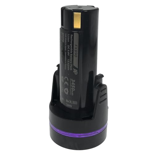 High-Capacity Replacement Battery Compatible with BaBylissPRO SNAPFX FX890 Clippers. Li-ion, 3450mAh, Japanese Cells. Replaces FXBPc, FXBPC33 Beauty and Personal Care Artisan Power