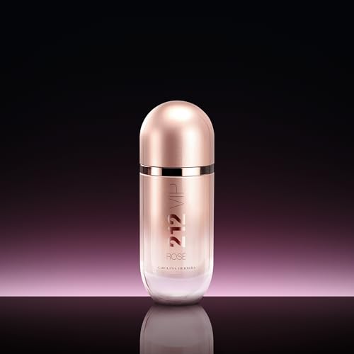 Carolina Herrera 212 Vip Rose Fragrance For Women - Notes Of Bubbly Rosé - Seductive Peach Blossom - Fresh, Elegant And Dynamic - Day And Night Wear Beauty & Personal Care Carolina Herrera