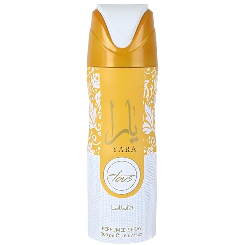 Lattafa Yara Tous - Fruity, Tropical, Gourmand, Musky - Perfumed Deodorant Spray for Women, 6.67 Ounce / 200 ml Beauty and Personal Care Lattafa